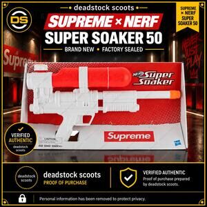 Supreme Super Soaker 50 Water Blaster Red White SS19 Hasbro 2019